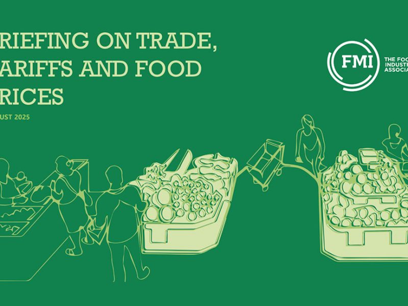 FMI Briefing Sheds Light On Likely Impacts Of Tariffs