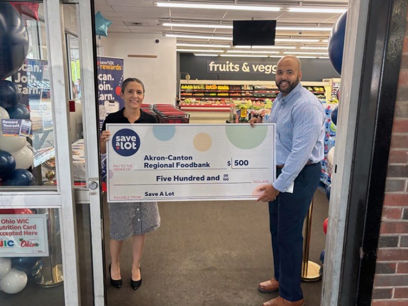Save A Lot, Akron-Canton Regional Foodbank Reach Donation Milestone