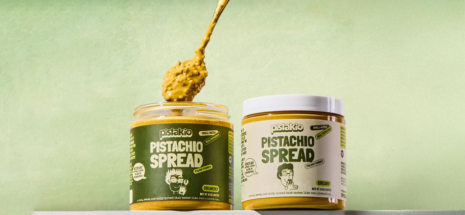 photo of two jars of Pistakio Pistachio Spread at Marke of Choice