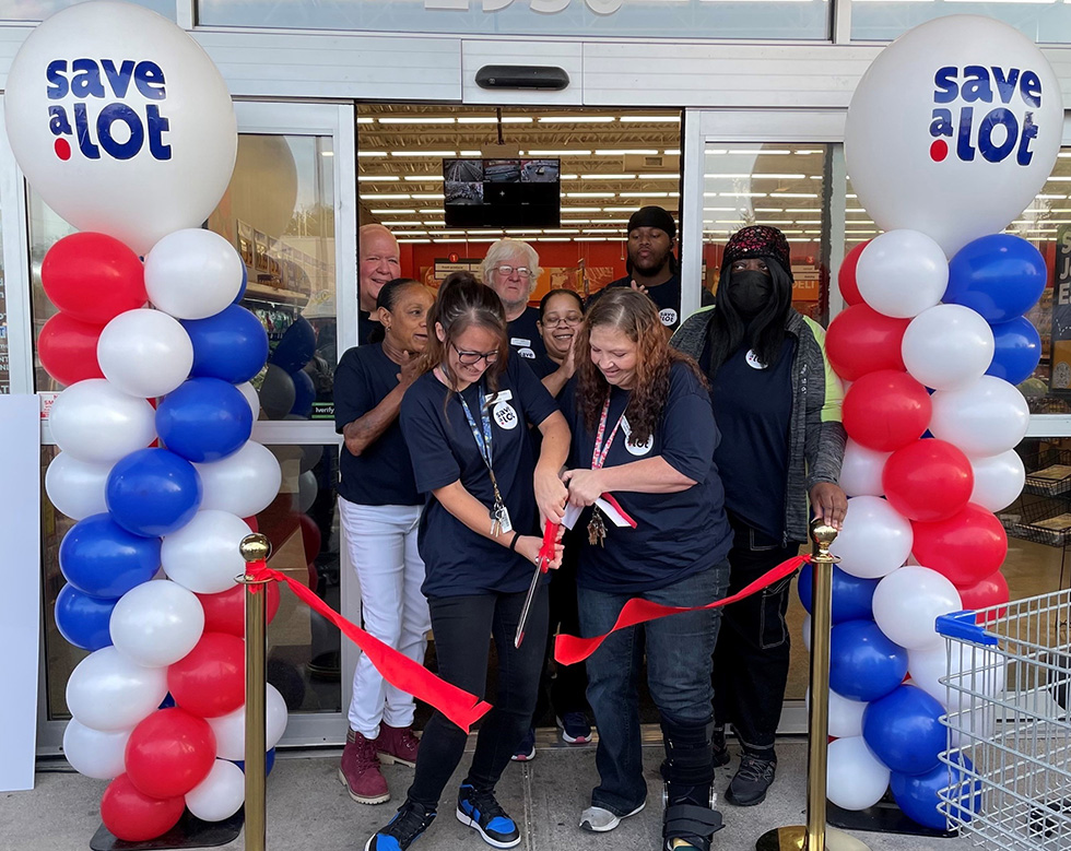 Save A Lot ribbon cutting