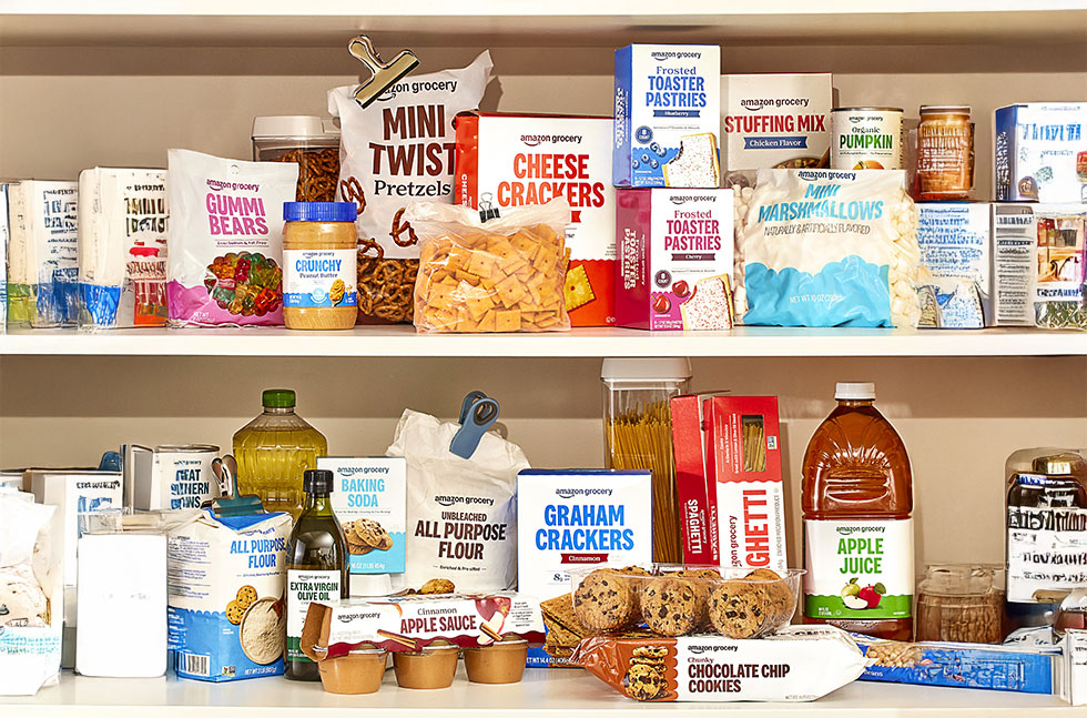 Amazon Grocery private label brand pantry