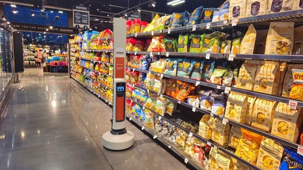 Harmons has deployed Simbe's Tally robot across all of its stores.