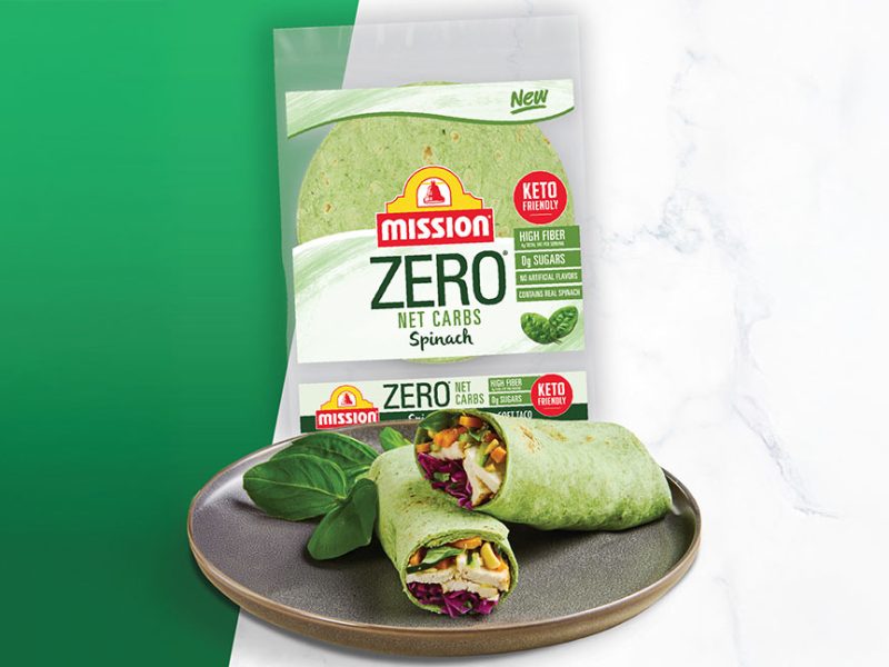 Mission Foods Adds Zero Net Carbs Spinach Tortillas To Product Lineup