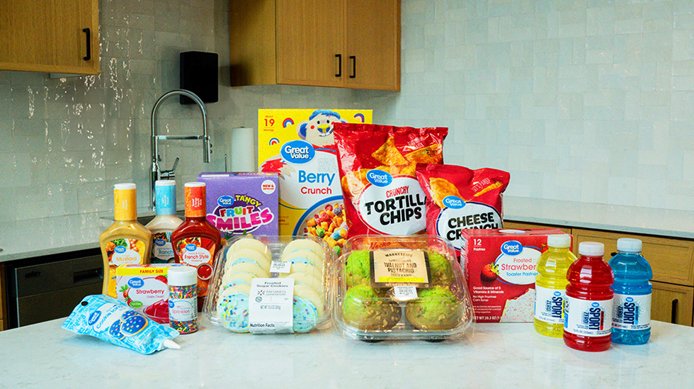Walmart private label brands synthetic dyes