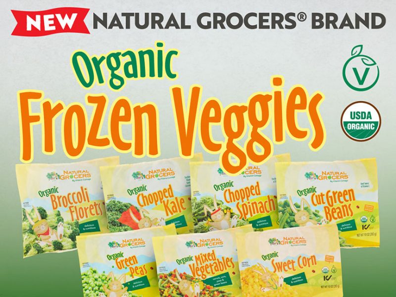 Natural Grocers Adds 10 Organic Frozen Vegetable Varieties
