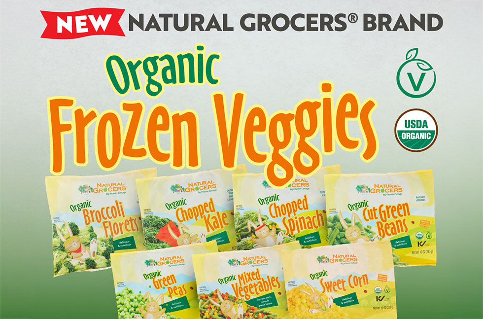 Natural Grocers frozen vegetables
