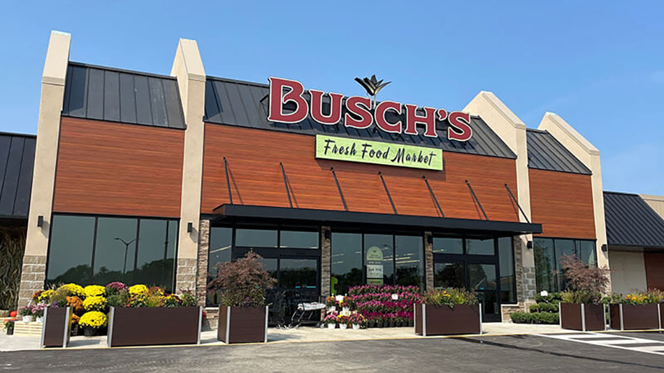 exterior photo of Busch's Fresh Food Market store in Novi, Michigan