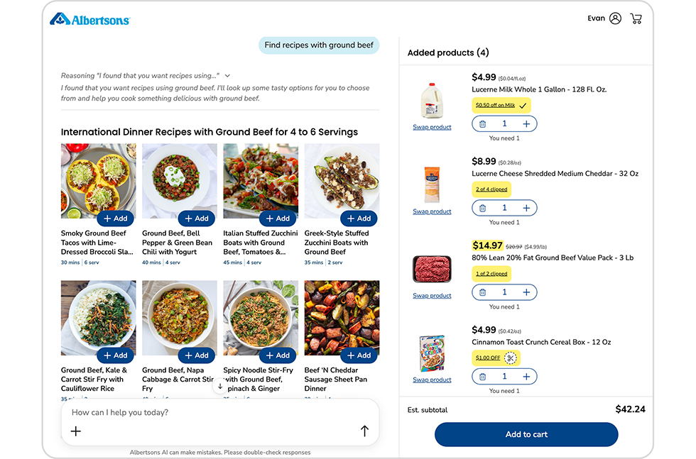 Albertsons AI assistant