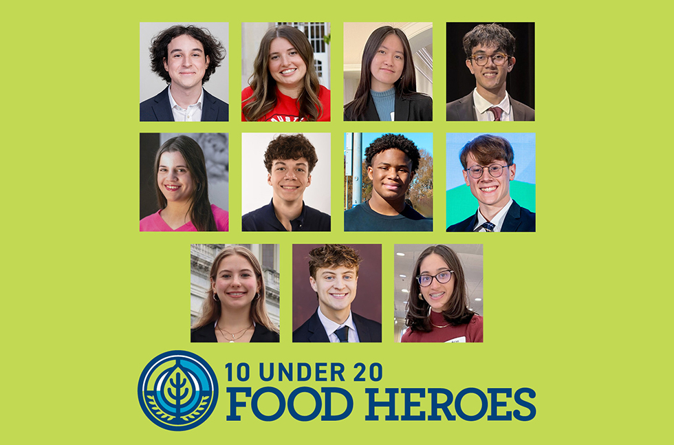 Hormel Foods announces 2025 cohort of 10 Under 20 Food Heroes