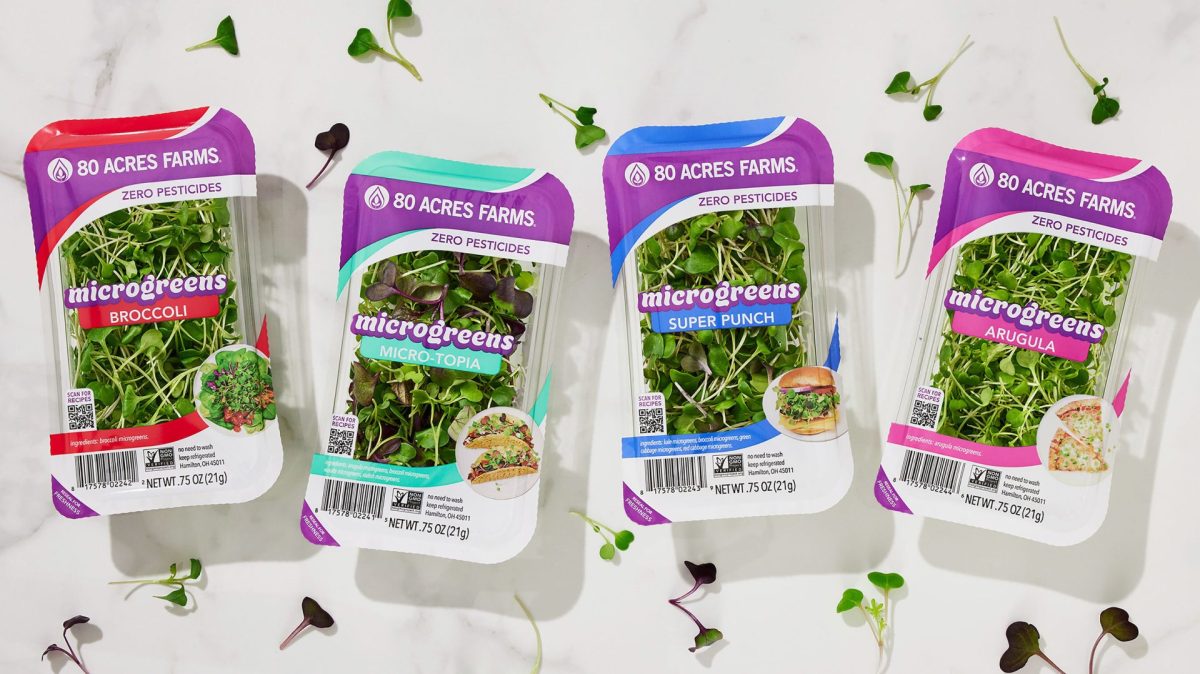 80 Acre Farms microgreens