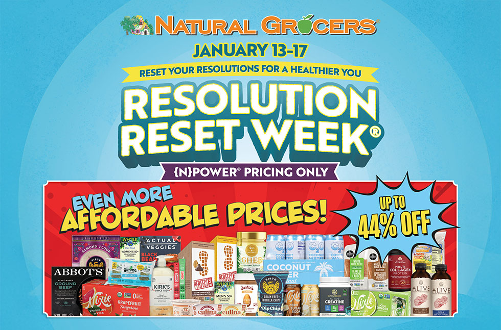 Natural Grocers Resolution Reset Week