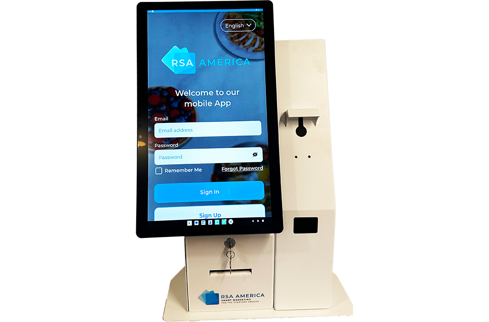 RSA America POS kiosk