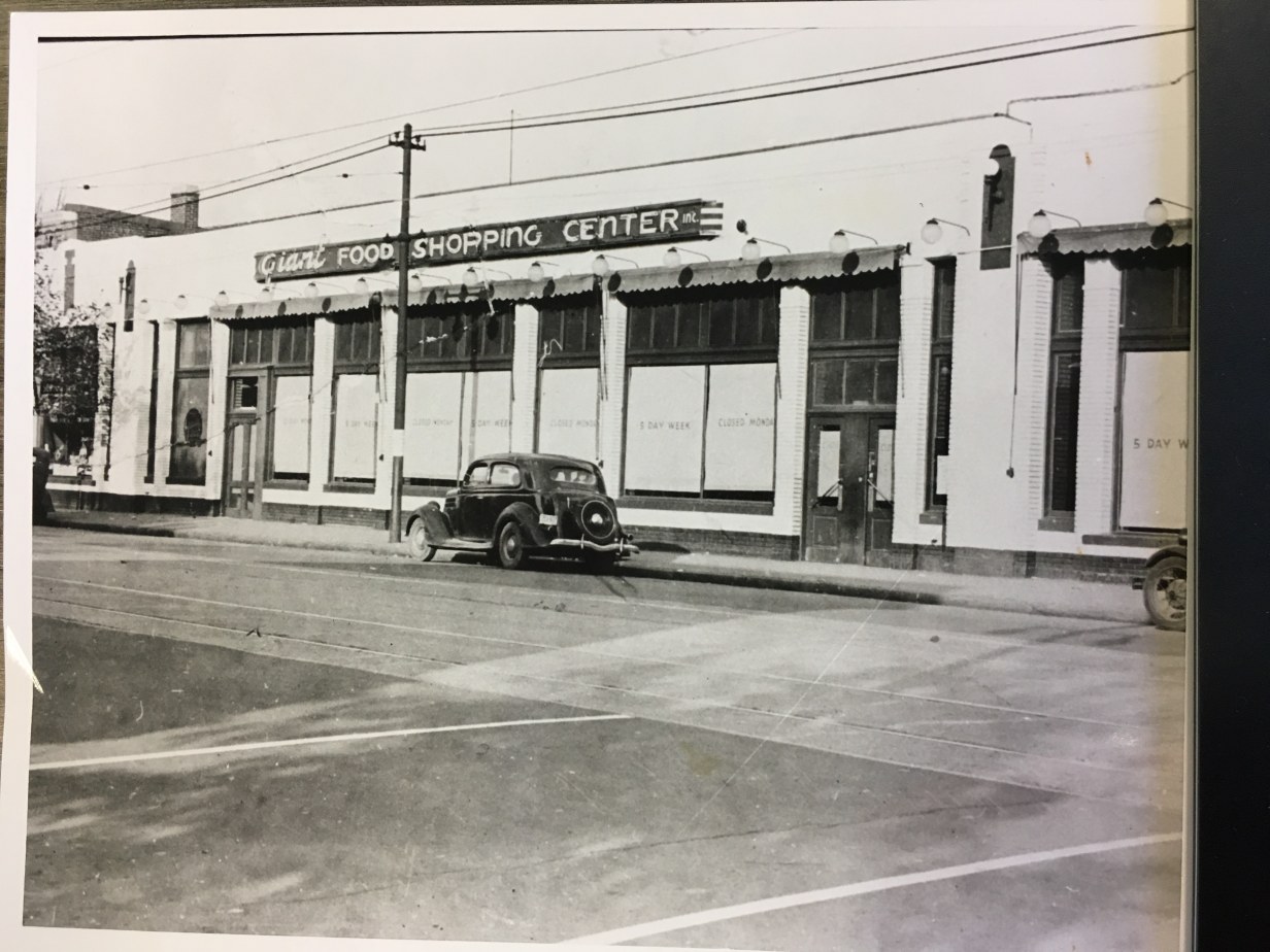 the first Giant Food that opened in 1936 in Washington, DC.