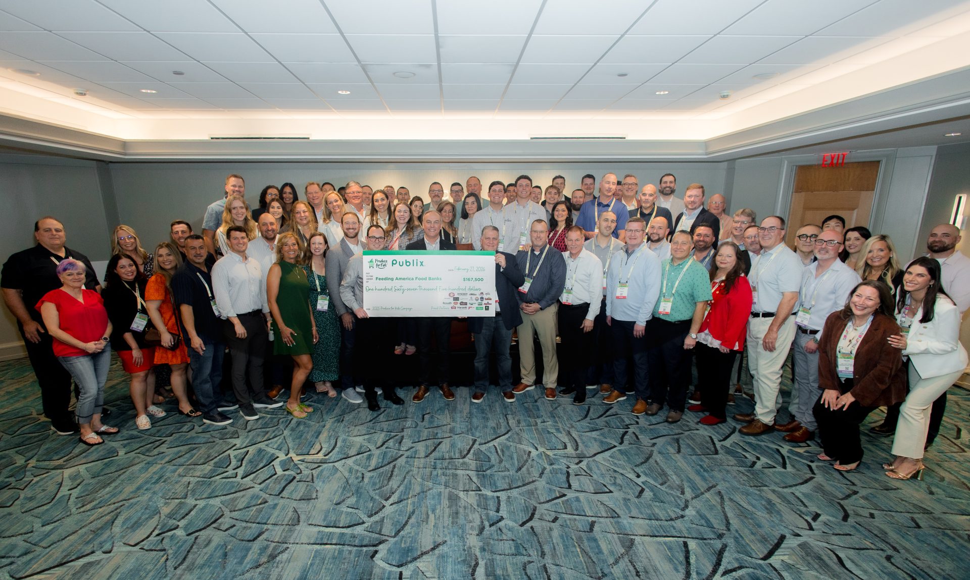 Publix Produce for Kids Campaign Check Presentation