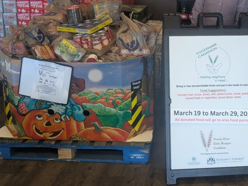 Kroger, Peoria Area Anti-Hunger Coalition Launch Annual Canathon Food Drive