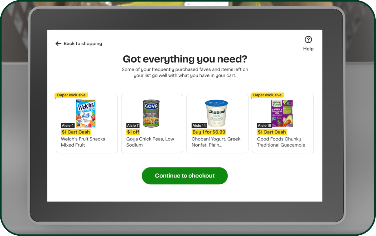 Instacart Caper Cart