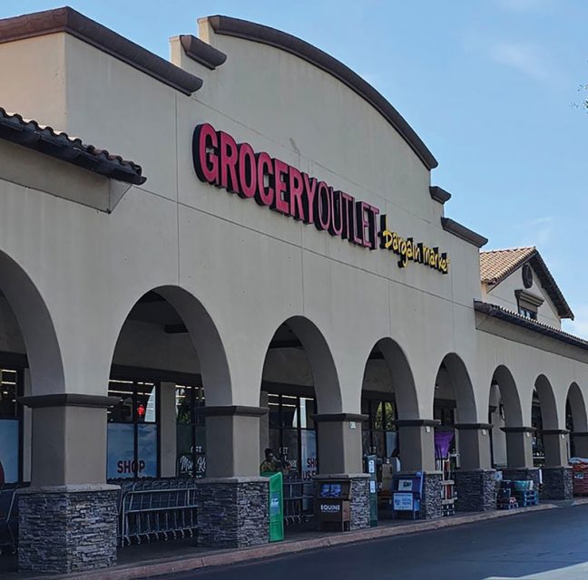 exterior view of a Grocery Outlet store
