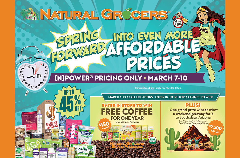 Natural Grocers Spring Forward event