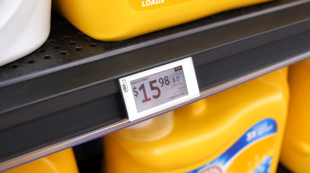 Walmart digital shelf labels
