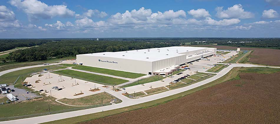aerial photo of AWG All In One facility completed under tenure of CEO David Smith