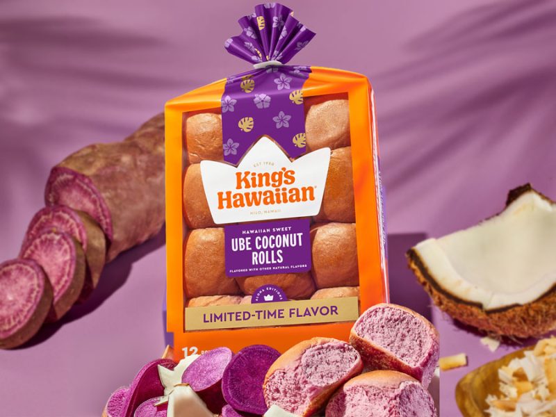 King’s Hawaiian Launches Ube Coconut Sweet Rolls Nationwide