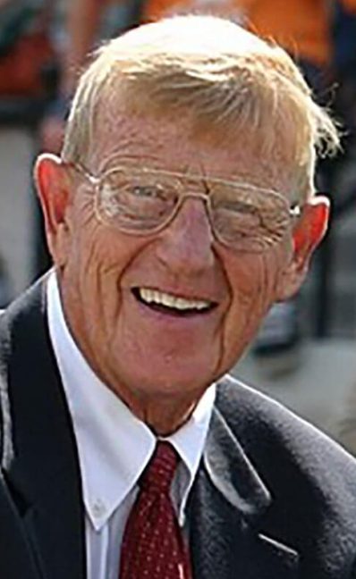 headshot of Lou Holtz