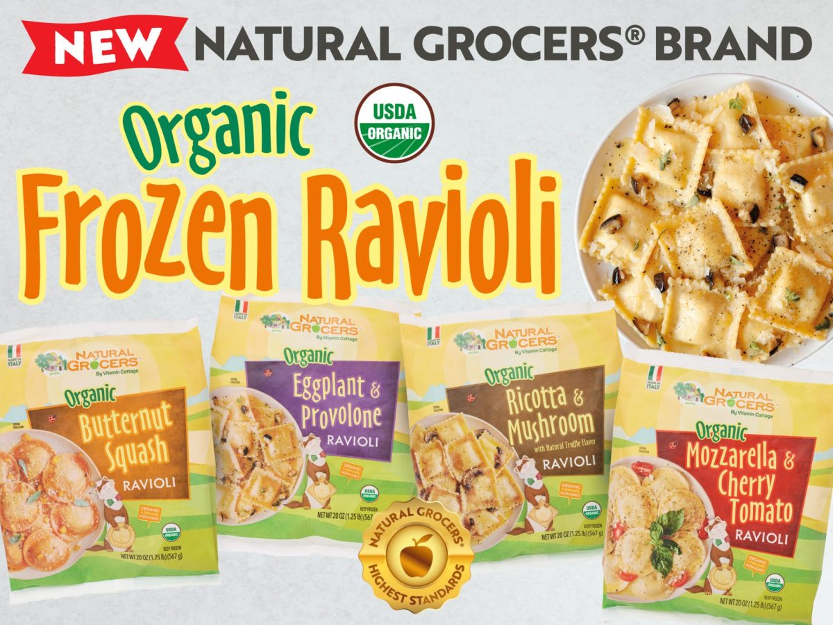 Natural Grocers Adds 4 Organic Frozen Ravioli Varieties