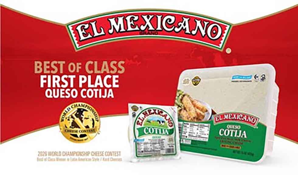 El Mexicano® Cotija wins Best of Class Latin American Hard Style Cheeses