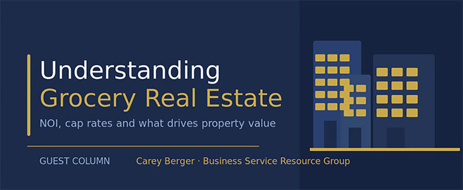 graphic for Crossroads column on grocery real estate