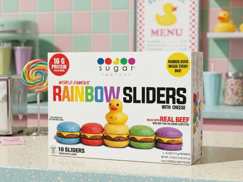 Sugar Factory Launches Frozen Rainbow Sliders at Jewel-Osco Stores