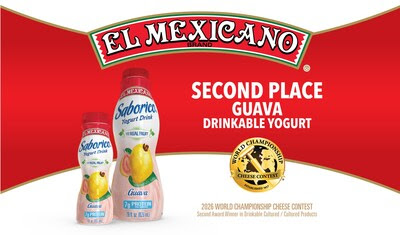 El Mexicano® Saborico® wins 2nd Place in Drinkable Cultured Products
