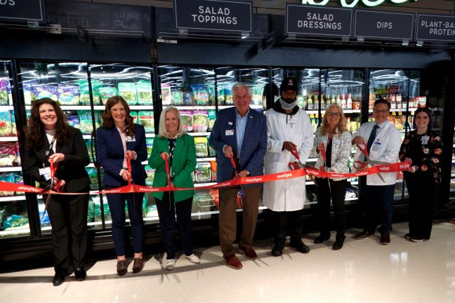 Ribbon cutting ceremony for new Meijer store in Rochester Hills, Michigan.