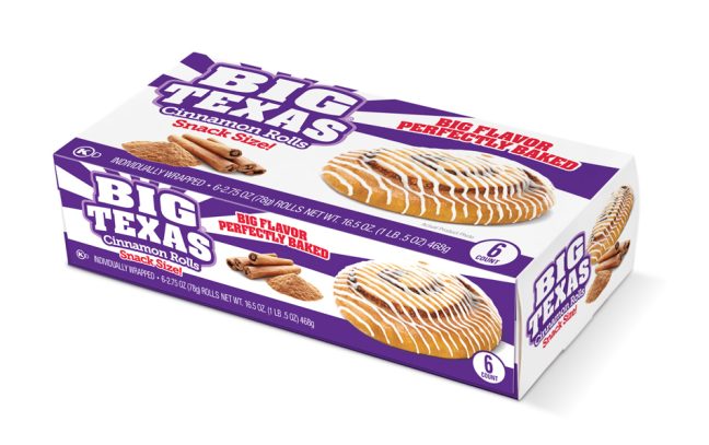 Big Texas Cinnamon Roll 2.75 oz Box