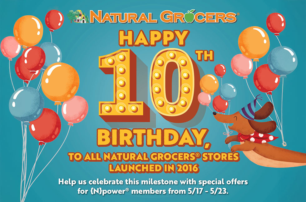 Natural Grocers anniversary