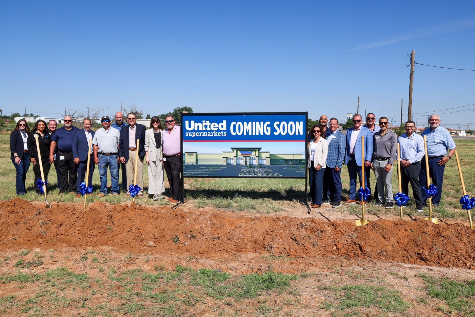 United Supermarkets groundbreaking