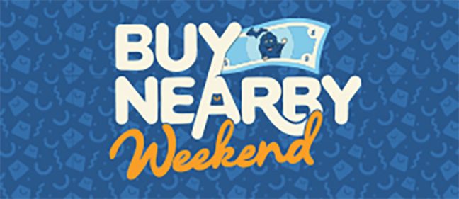 graphic for Buy Nearby Weekend promotion