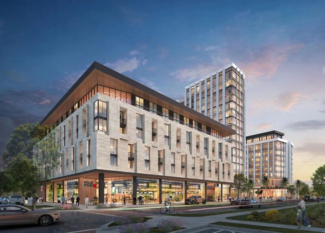 image of the Palo Alto redevelopment from Mollie Stone's perspective