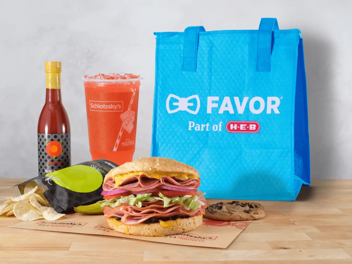 H-E-B’s Favor Delivery App Adds Five Restaurant Brands