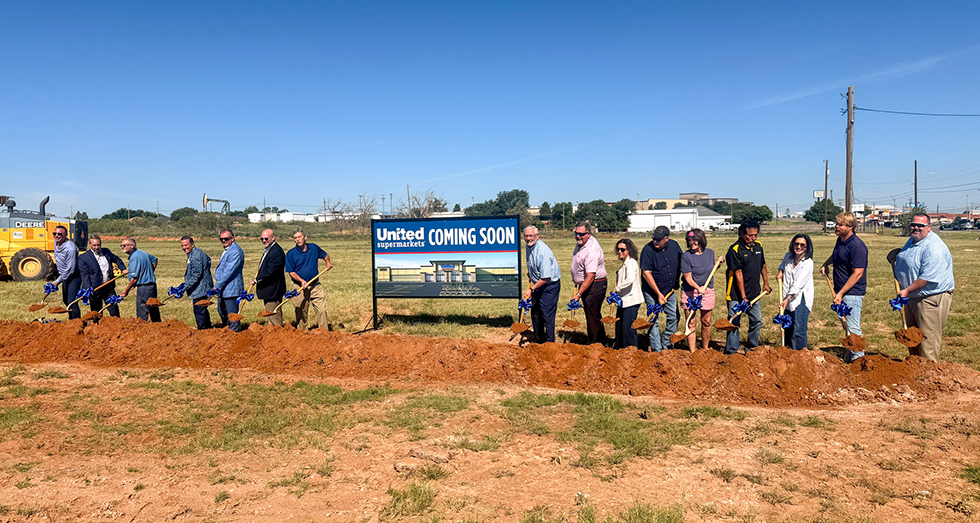 United Supermarkets groundbreaking