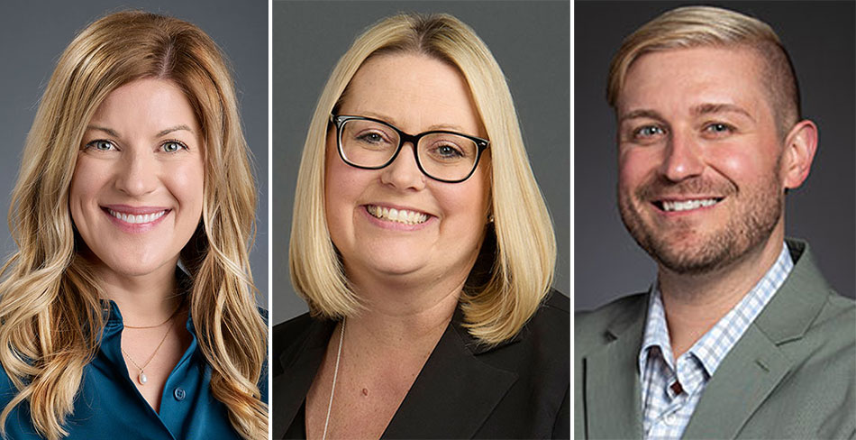 headshots of Carol Barsotti, Natalie Slater and Levi Wingo with The Raley's Companies