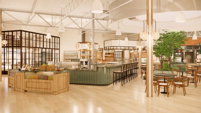 Woodlake Market rendering
