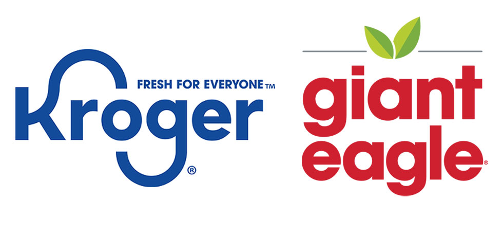 Kroger Giant Eagle combined logos