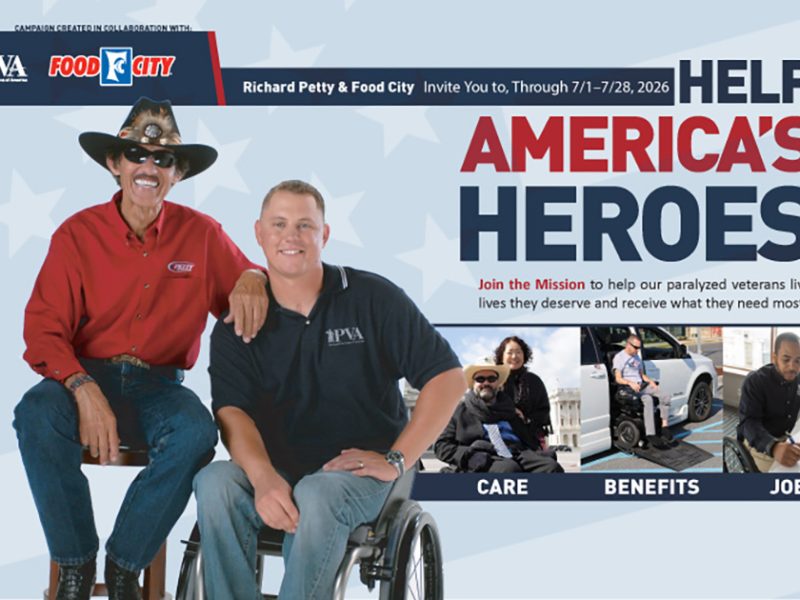Food City Partners With Petty Family For PVA Donation Drive