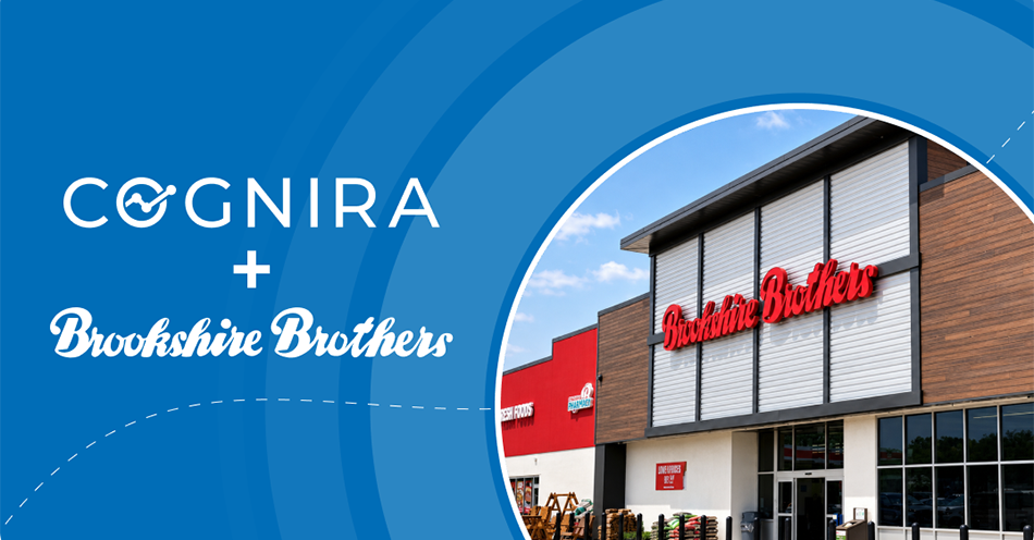 graphic illustrating Cognira and Brookshire Brothers partnership