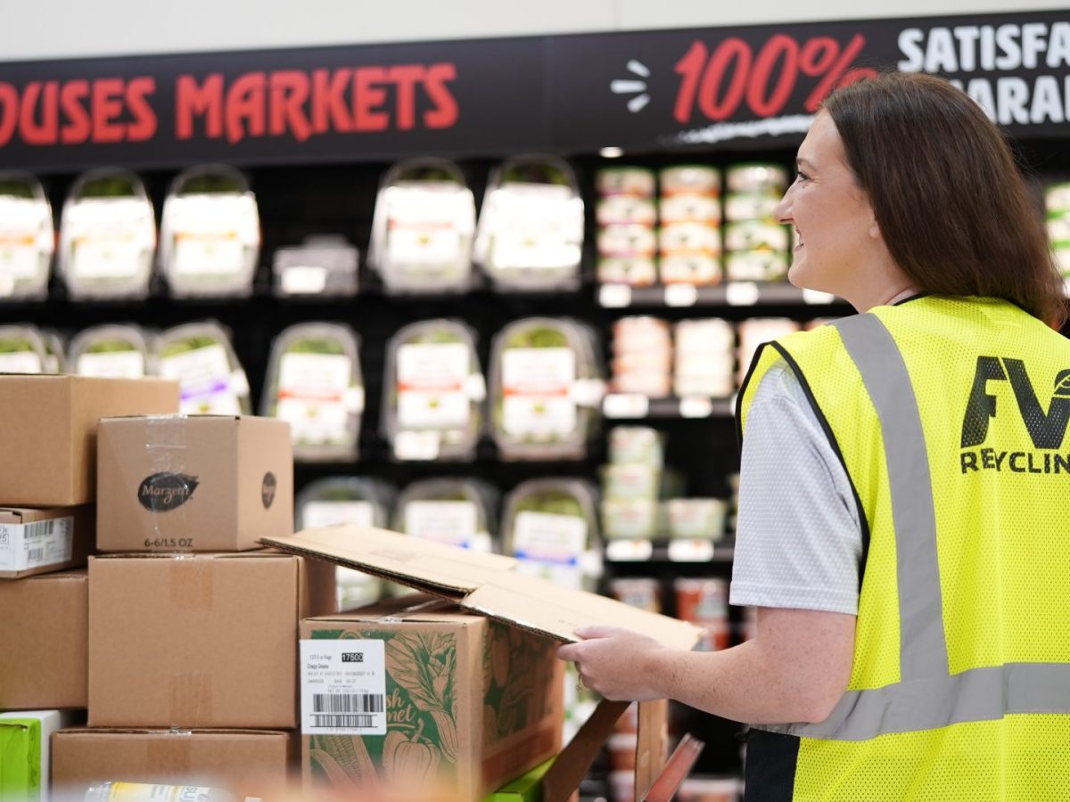 Rouses Markets, FV Recycling Turn Cardboard Into Revenue Source