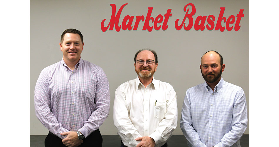 photo of Market Basket's David Thompson, Skylar Thompson and Greg Franz