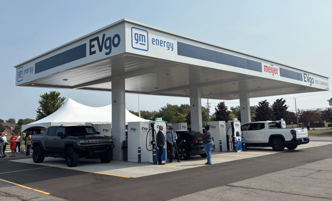 EVgo Opens Flagship Charging Station At Metro Detroit Meijer Near GM