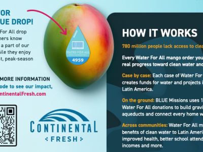Continental Fresh Offers Toolkit To Help Retailers Promote Water For All Mangos
