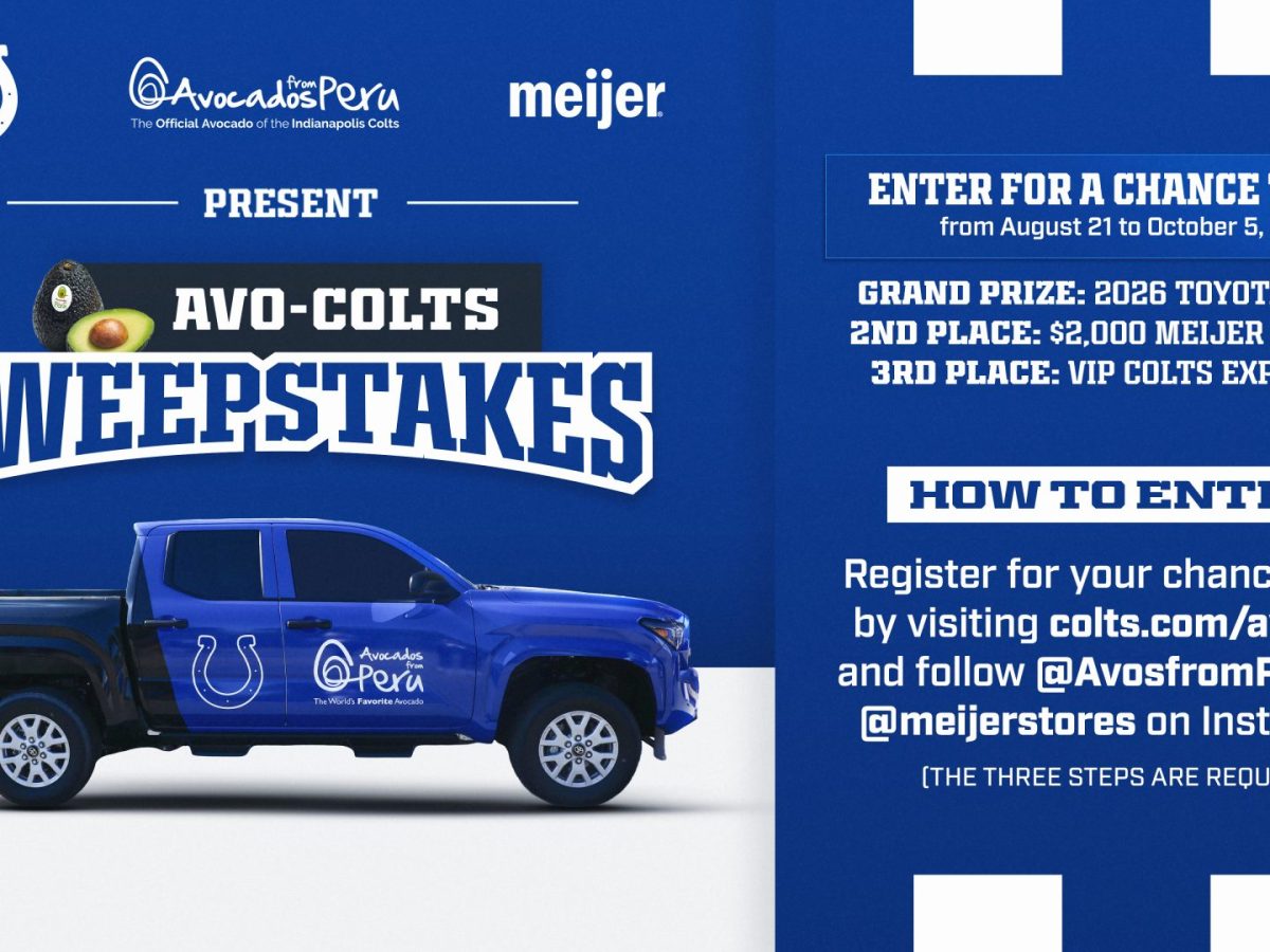 Avocados From Peru, Meijer, Colts Team Up On Football Sweepstakes