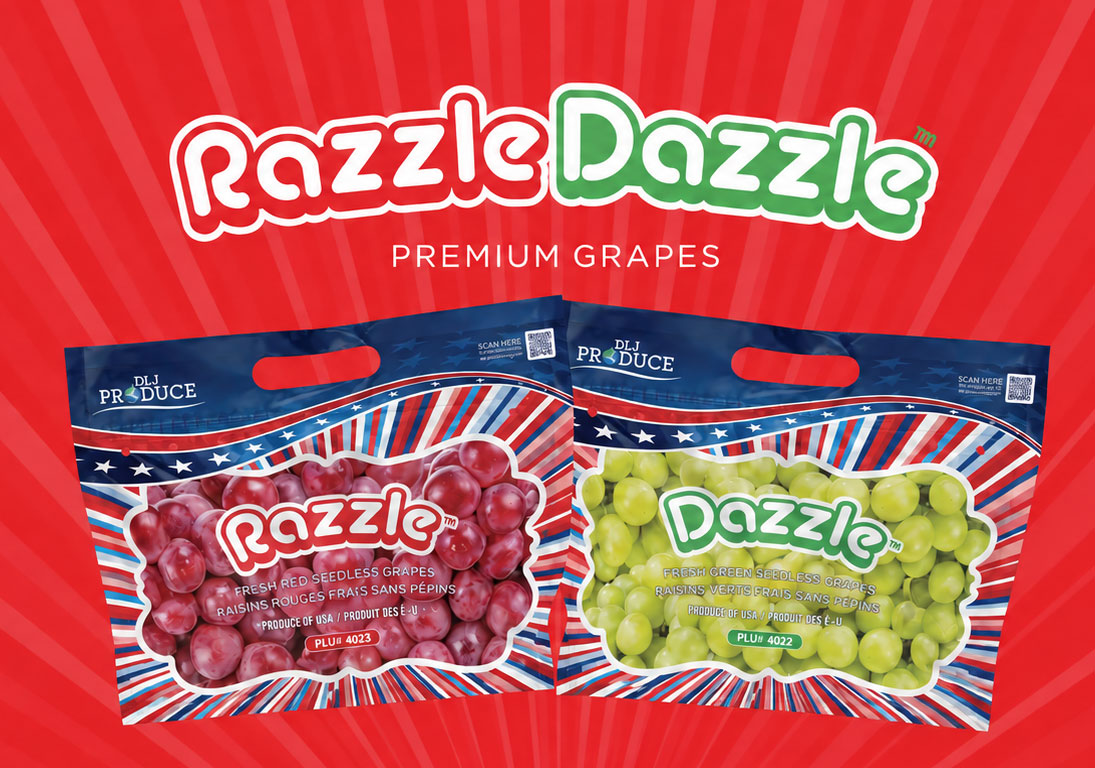 Razzle Dazzle grapes packages
